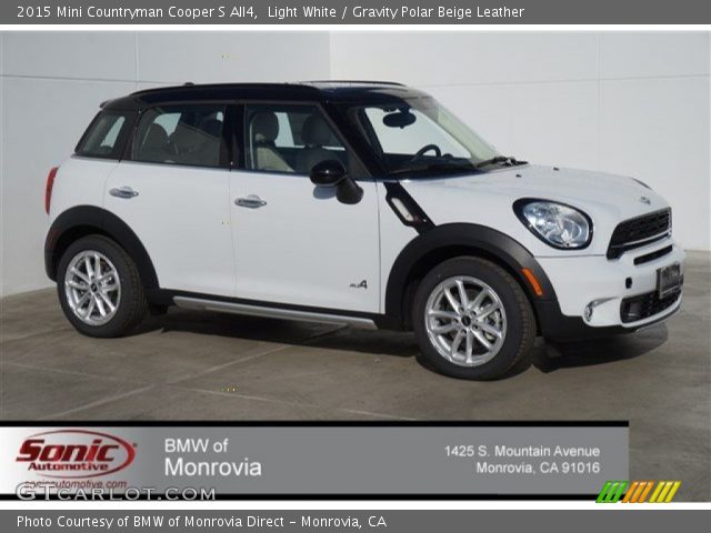 2015 Mini Countryman Cooper S All4 in Light White