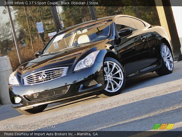 2008 Infiniti G 37 S Sport Coupe in Black Obsidian