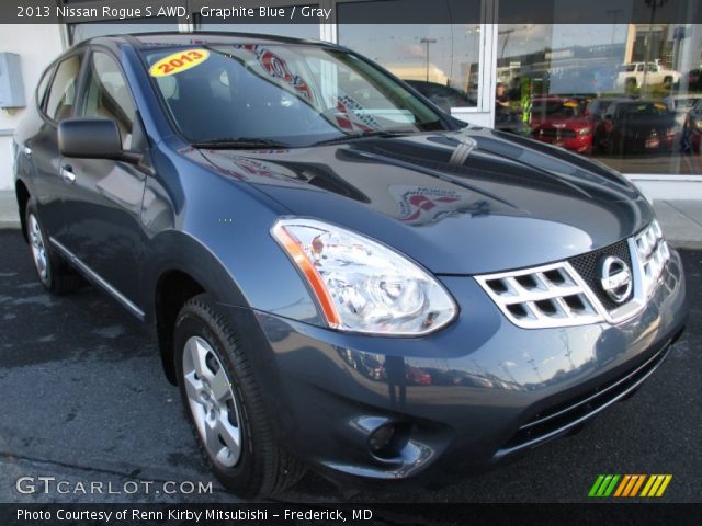 2013 Nissan Rogue S AWD in Graphite Blue