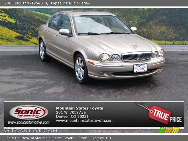 2005 Jaguar X-Type 3.0 in Topaz Metallic