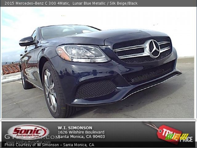2015 Mercedes-Benz C 300 4Matic in Lunar Blue Metallic