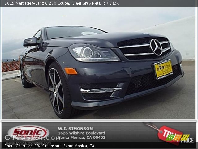 2015 Mercedes-Benz C 250 Coupe in Steel Grey Metallic