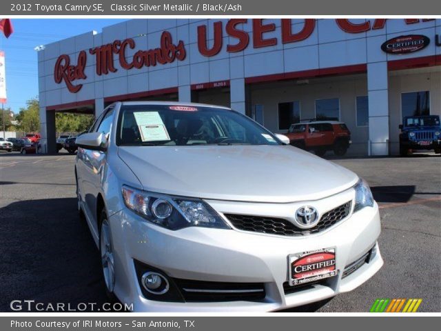 2012 Toyota Camry SE in Classic Silver Metallic