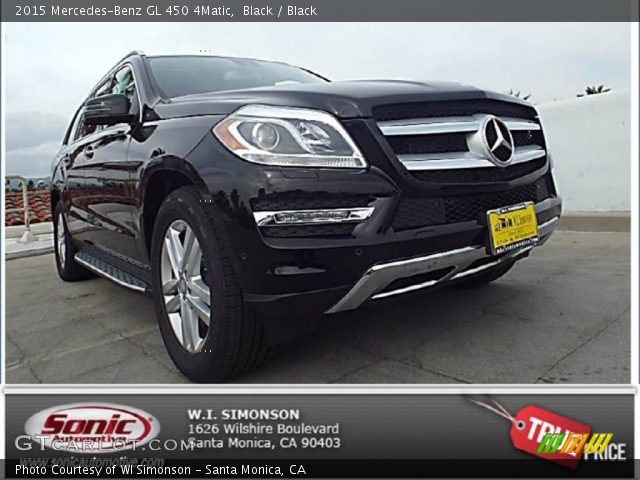 2015 Mercedes-Benz GL 450 4Matic in Black