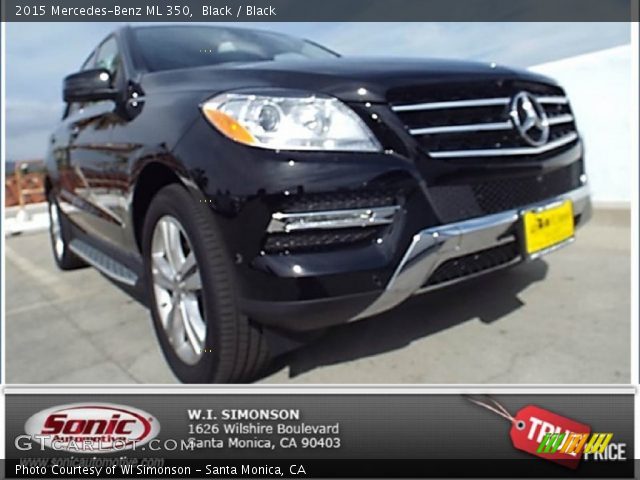 2015 Mercedes-Benz ML 350 in Black