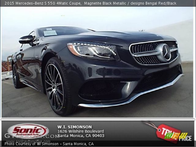 2015 Mercedes-Benz S 550 4Matic Coupe in Magnetite Black Metallic