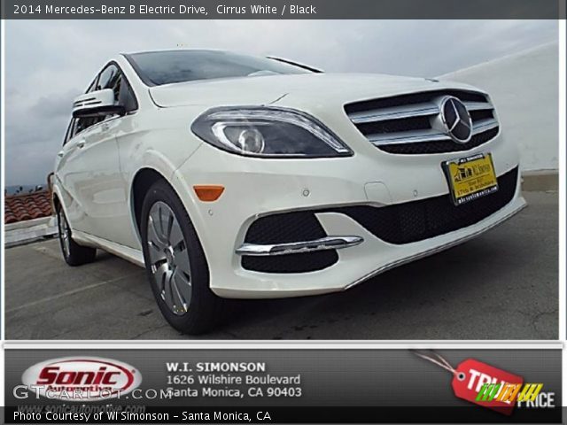 2014 Mercedes-Benz B Electric Drive in Cirrus White