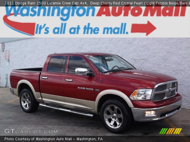 2011 Dodge Ram 1500 Laramie Crew Cab 4x4 in Deep Cherry Red Crystal Pearl