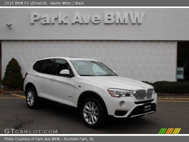 2015 BMW X3 xDrive28i in Alpine White