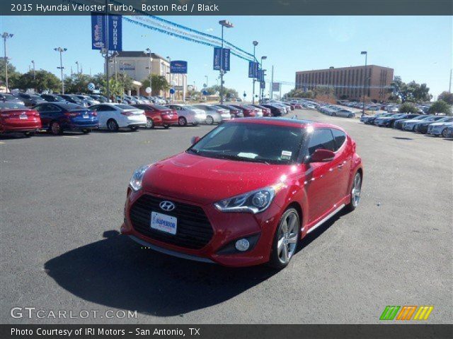 2015 Hyundai Veloster Turbo in Boston Red