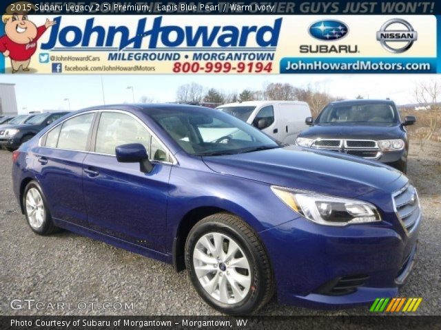 2015 Subaru Legacy 2.5i Premium in Lapis Blue Pearl