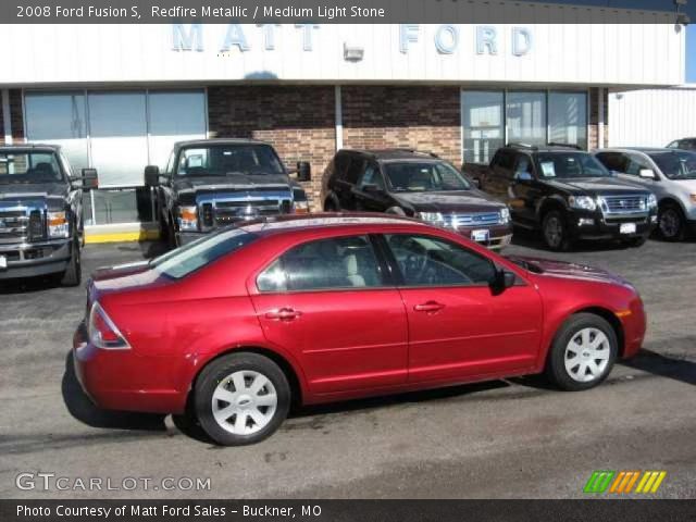 2008 Ford Fusion S in Redfire Metallic