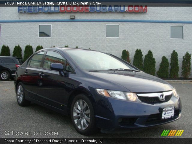 2009 Honda Civic EX Sedan in Crystal Black Pearl