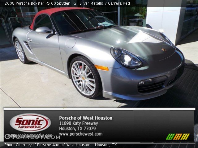 2008 Porsche Boxster RS 60 Spyder in GT Silver Metallic