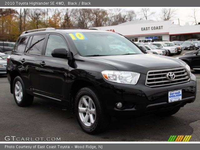 2010 Toyota Highlander SE 4WD in Black