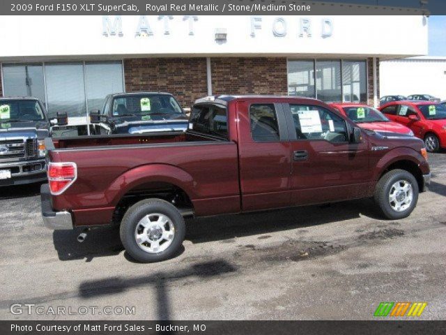 2009 Ford F150 XLT SuperCab in Royal Red Metallic