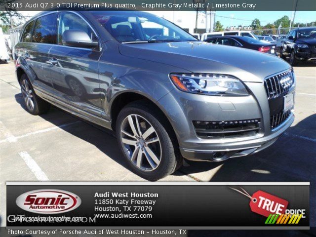 2015 Audi Q7 3.0 TDI Premium Plus quattro in Graphite Gray Metallic