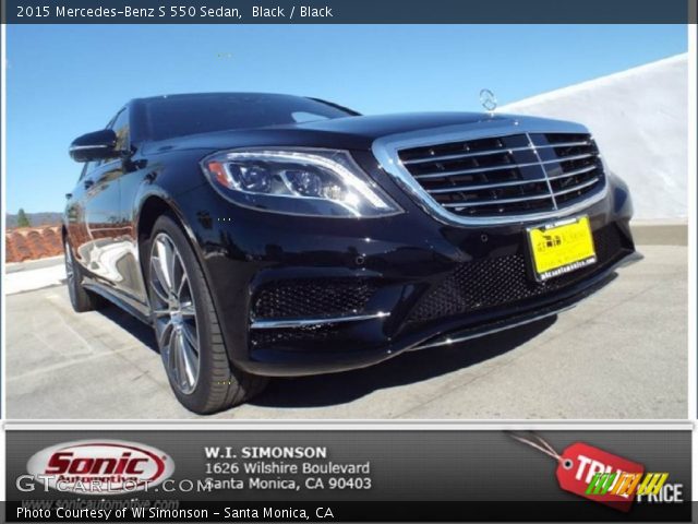 2015 Mercedes-Benz S 550 Sedan in Black
