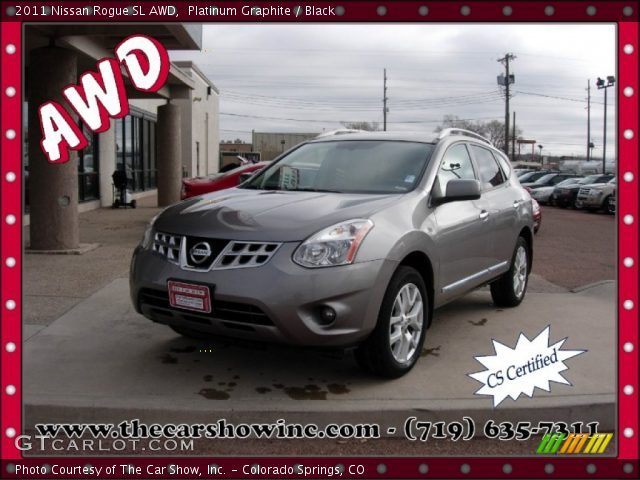 2011 Nissan Rogue SL AWD in Platinum Graphite