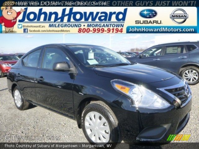 2015 Nissan Versa 1.6 S Sedan in Super Black