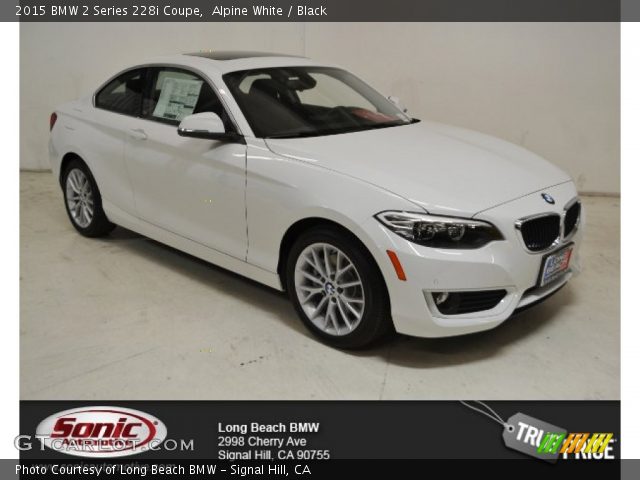 2015 BMW 2 Series 228i Coupe in Alpine White
