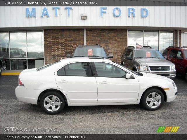 2009 Ford Fusion SE V6 in White Suede
