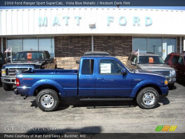 2009 Ford Ranger Sport SuperCab in Vista Blue Metallic
