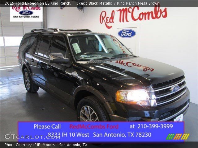 2015 Ford Expedition EL King Ranch in Tuxedo Black Metallic