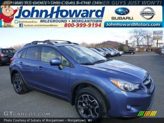 2014 Subaru XV Crosstrek 2.0i Limited in Quartz Blue Pearl