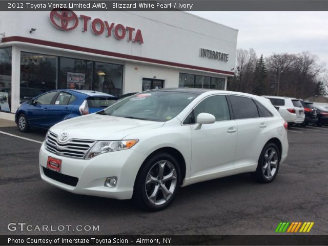 2012 Toyota Venza Limited AWD in Blizzard White Pearl