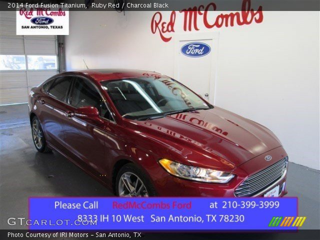 2014 Ford Fusion Titanium in Ruby Red