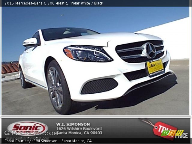 2015 Mercedes-Benz C 300 4Matic in Polar White