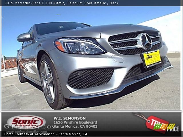 2015 Mercedes-Benz C 300 4Matic in Paladium Silver Metallic