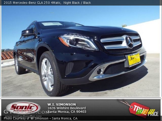 2015 Mercedes-Benz GLA 250 4Matic in Night Black