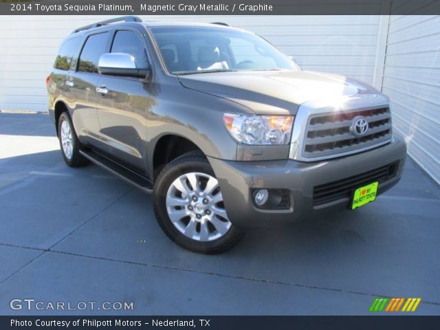 2014 Toyota Sequoia Platinum in Magnetic Gray Metallic