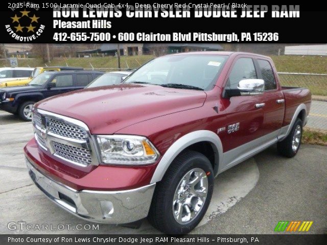 2015 Ram 1500 Laramie Quad Cab 4x4 in Deep Cherry Red Crystal Pearl