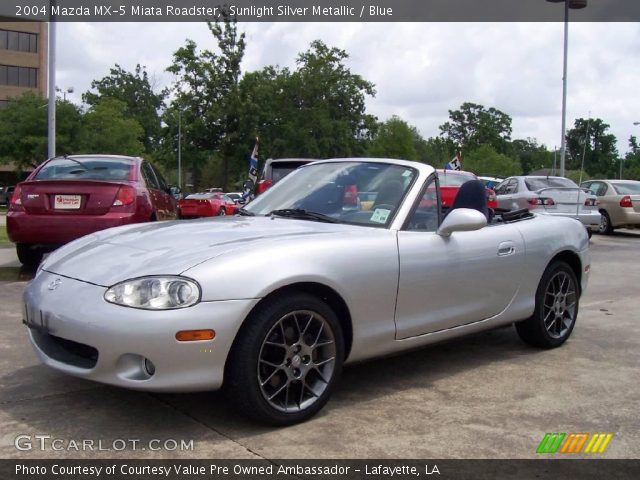2004 Mazda MX-5 Miata Roadster in Sunlight Silver Metallic