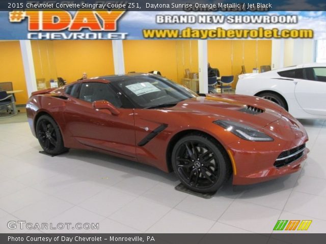 2015 Chevrolet Corvette Stingray Coupe Z51 in Daytona Sunrise Orange Metallic
