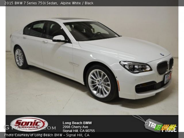 2015 BMW 7 Series 750i Sedan in Alpine White