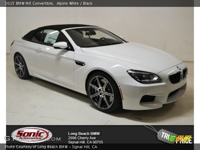 2015 BMW M6 Convertible in Alpine White