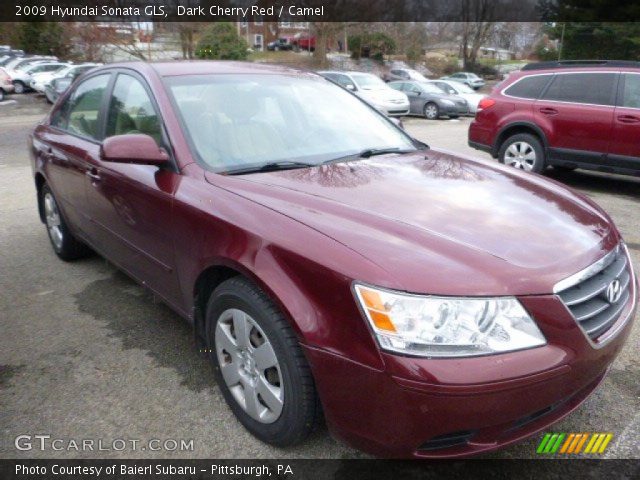 2009 Hyundai Sonata GLS in Dark Cherry Red
