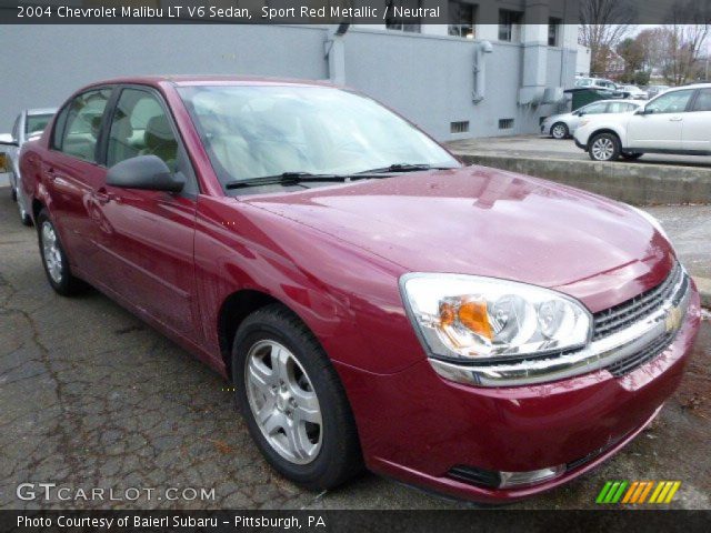 2004 Chevrolet Malibu LT V6 Sedan in Sport Red Metallic