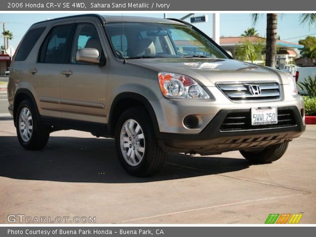 2006 Honda CR-V SE 4WD in Sahara Sand Metallic