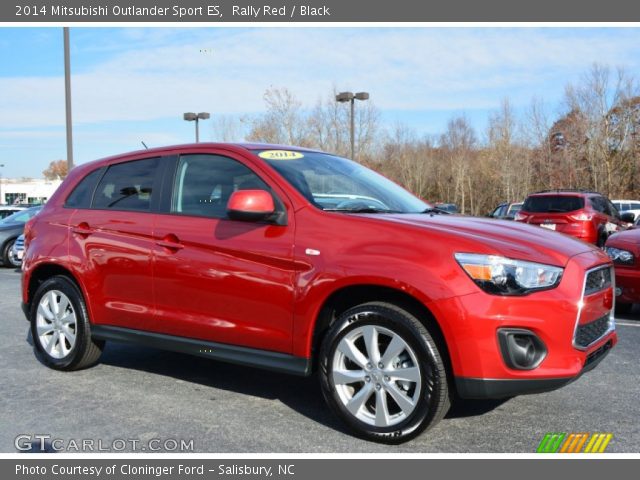 2014 Mitsubishi Outlander Sport ES in Rally Red