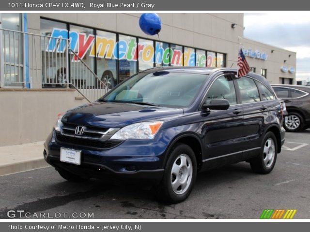 2011 Honda CR-V LX 4WD in Royal Blue Pearl