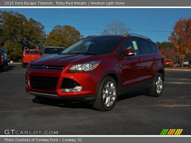 2015 Ford Escape Titanium in Ruby Red Metallic
