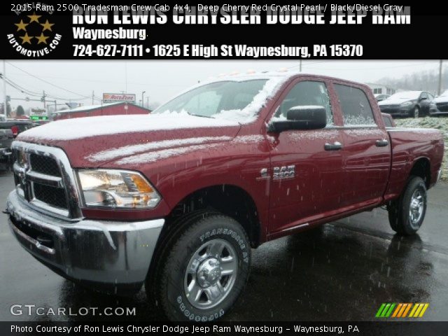 2015 Ram 2500 Tradesman Crew Cab 4x4 in Deep Cherry Red Crystal Pearl