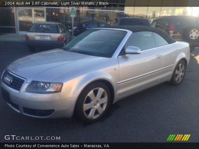 2004 Audi A4 1.8T Cabriolet in Light Silver Metallic