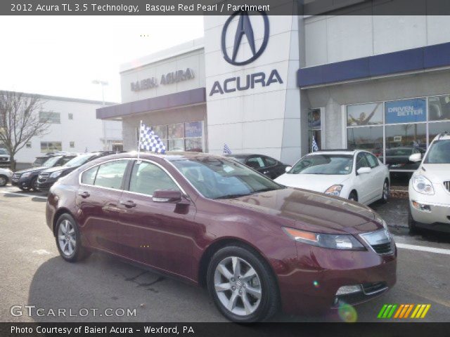 2012 Acura TL 3.5 Technology in Basque Red Pearl
