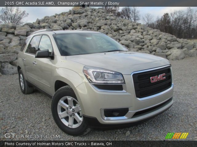 2015 GMC Acadia SLE AWD in Champagne Silver Metallic